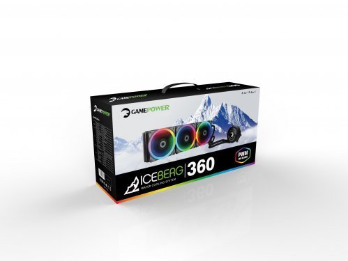 GamePower Iceberg 360 RGB Cpu Sıvı Soğutma 360mm Ryzen Uyumlu