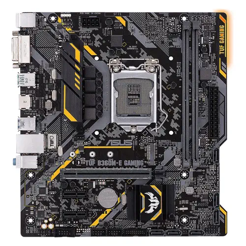 Asus Tuf B360M-E Gaming Intel B360 Soket 1151 DDR4 2666MHz m-ATX Gaming(Oyuncu) Anakart
