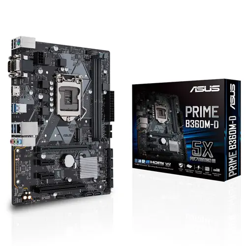 Asus Prime B360M-D Intel B360 Soket 1151 DDR4 2666MHz mATX Anakart