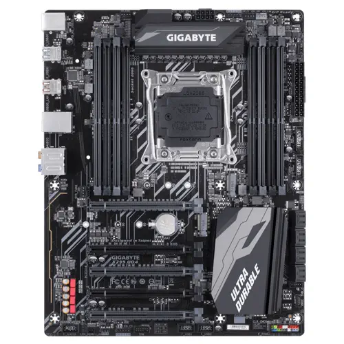 Gigabyte X299 UD4 Intel X299 Soket 2066 DDR4 4333(O.C.)MHz ATX Gaming(Oyuncu) Anakart