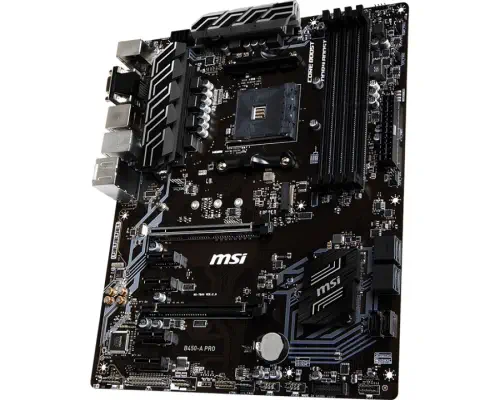 MSI B450-A PRO AMD B450 Soket AM4 DDR4 3466(OC)Mhz ATX Gaming Anakart