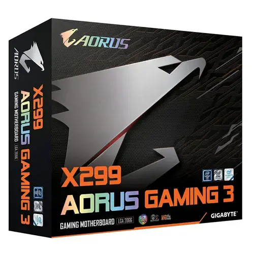 Gigabyte X299 Aorus Gaming 3 Intel X299 Express Soket 2066 DDR4 4400(O.C.)MHz ATX Gaming(Oyuncu) Anakart