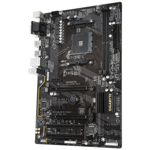 Gigabyte GA-A320-DS3 AMD A320 Soket AM4 DDR4 3200(OC)MHz ATX Anakart