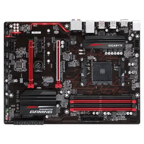 Gigabyte GA-AX370-Gaming AMD X370 Soket AM4 DDR4 3200(O.C.)MHz ATX Gaming(Oyuncu) Anakart