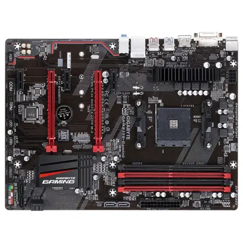 Gigabyte GA-AB350-Gaming AMD B350 Soket AM4 DDR4 3200(O.C.)MHz ATX Gaming Anakart