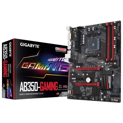 Gigabyte GA-AB350-Gaming AMD B350 Soket AM4 DDR4 3200(O.C.)MHz ATX Gaming Anakart