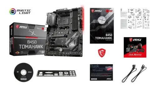 MSI B450 Tomahawk AMD B450 Soket AM4 DDR4 2667Mhz ATX Gaming Anakart