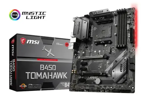 MSI B450 Tomahawk AMD B450 Soket AM4 DDR4 2667Mhz ATX Gaming Anakart