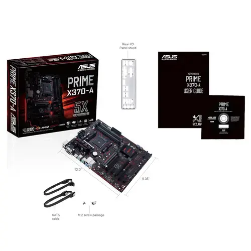 Asus Prime X370-A AMD X370 Soket AM4 DDR4 3200(O.C.)MHz ATX Gaming(Oyuncu) Anakart