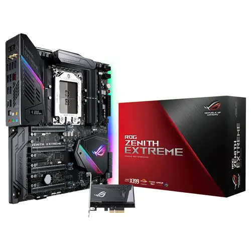 Asus Rog Zenith Extreme AMD X399 Soket TR4 DDR4 3600(OC)MHz E-ATX Gaming Anakart