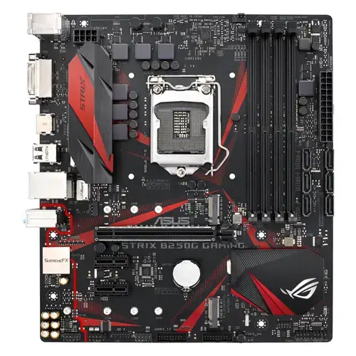 Asus Rog Strix B250G Gaming Intel B250 Soket 1151 DDR4 2400MHz mATX Gaming(Oyuncu) Anakart