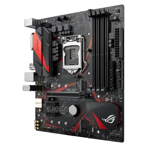 Asus Rog Strix B250G Gaming Intel B250 Soket 1151 DDR4 2400MHz mATX Gaming(Oyuncu) Anakart