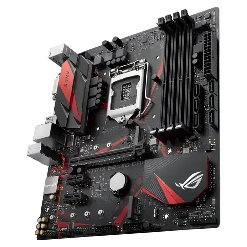 Asus Rog Strix B250G Gaming Intel B250 Soket 1151 DDR4 2400MHz mATX Gaming(Oyuncu) Anakart