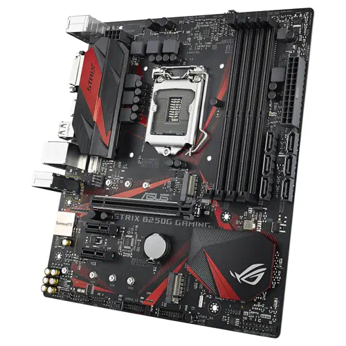 Asus Rog Strix B250G Gaming Intel B250 Soket 1151 DDR4 2400MHz mATX Gaming(Oyuncu) Anakart