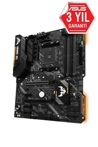 Asus Tuf B450-Plus Gaming AMD B450 Soket AM4 DDR4 4400(OC)MHz ATX Gaming (Oyuncu) Anakart