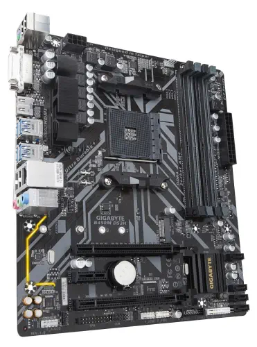 Gigabyte B450M DS3H AMD B450 Soket AM4 DDR4 3600(OC)MHz mATX Gaming Anakart