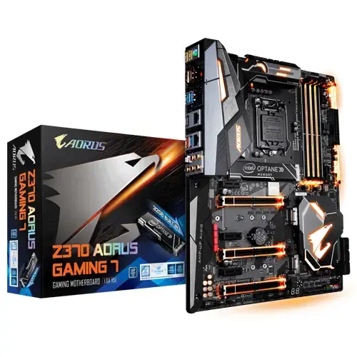 Gigabyte Z370 Aorus Gaming 7-OP Intel Z370 Express Soket 1151 DDR4 4133(O.C.)MHz ATX Gaming(Oyuncu) Anakart