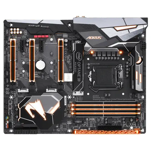 Gigabyte Z370 Aorus Gaming 7-OP Intel Z370 Express Soket 1151 DDR4 4133(O.C.)MHz ATX Gaming(Oyuncu) Anakart