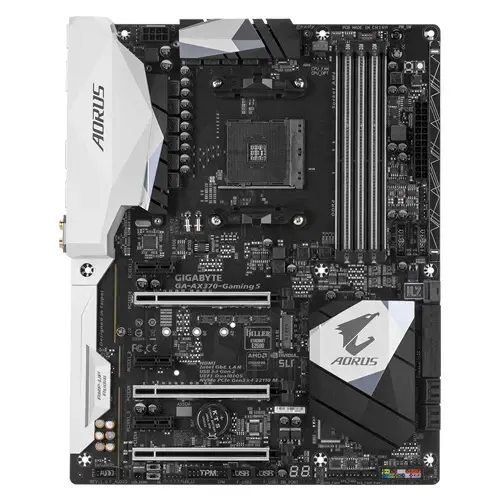 Gigabyte Aorus GA-AX370-Gaming 5 AMD X370 Soket AM4 DDR4 3200(O.C.)MHz ATX Gaming Anakart