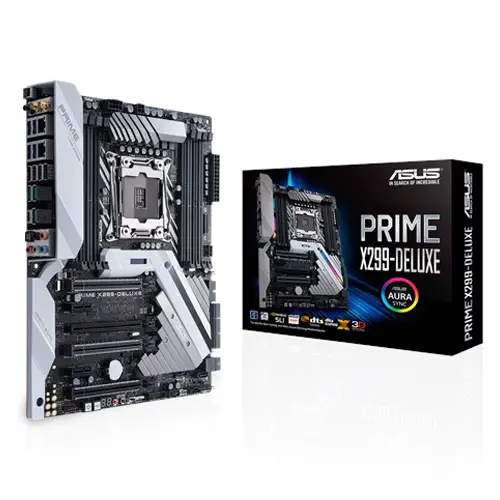 Asus Prime X299-Deluxe Intel X299 Soket 2066 DDR4 4133MHz ATX Gaming Anakart