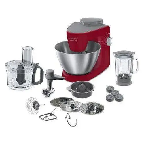 Kenwood KHH324RD 1000W  14 Parçalı Mutfak Şefi Robotu Kırmızı