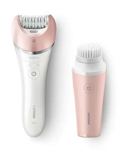 Philips Satinelle Advanced BRP545/00 Islak ve Kuru Epilatör + Yüz Temizleyici