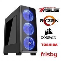 Polaris 2460A-3G Ryzen 5 2400G 3.60GHz 8GB 1TB 7200RPM 3GB PH-GTX1060-3G Gaming Bilgisayar