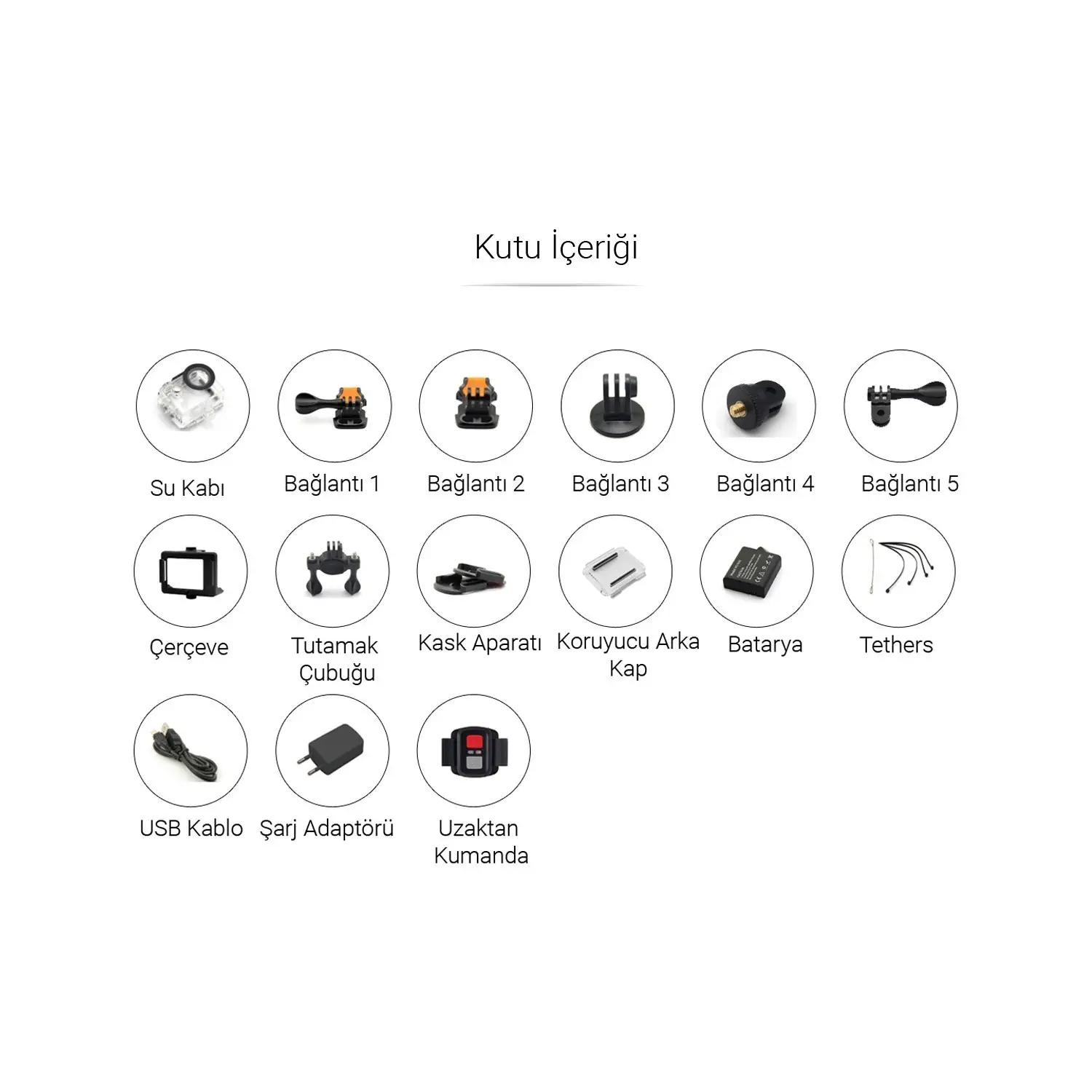 Eken H9R 4MP Siyah Aksiyon Kamera - 2 Yıl Resmi Distribütör Garantili