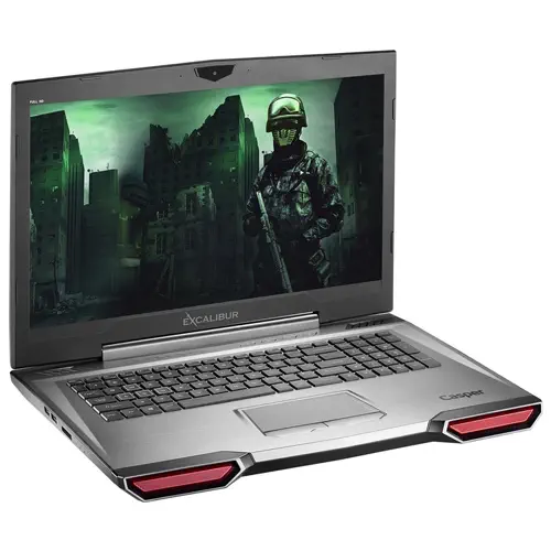 Casper Excalibur G860.7700-B590P Intel Core i7-7700HQ 2.80GHz 16GB 240GB SSD + 1TB 6GB GeForce GTX 1060 17.3” Full HD Win10 Gaming Notebook