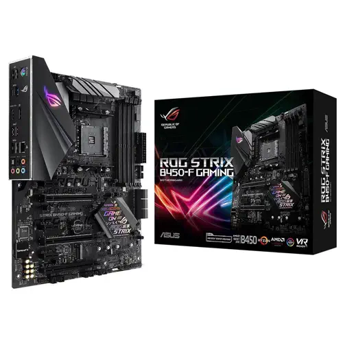 Asus Rog Strix B450-F Gaming AMD B450 Soket AM4 DDR4 4400(OC)MHz ATX Gaming(Oyuncu) Anakart