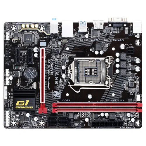 Gigabyte GA-H110M-Gaming 3 Intel H110 Express Soket 1151 DDR4 2400MHz Micro ATX Gaming Anakart