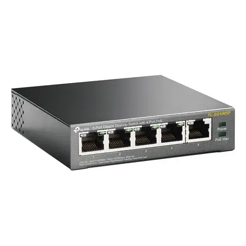 Tp-Link TL-SG1005P 5 Port Gigabit + 4 Port PoE Switch