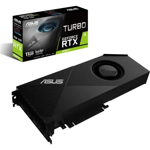 Asus Turbo-RTX2080TI-11G GeForce RTX 2080 Ti 11GB GDDR6 352Bit DX12 Gaming Ekran Kartı