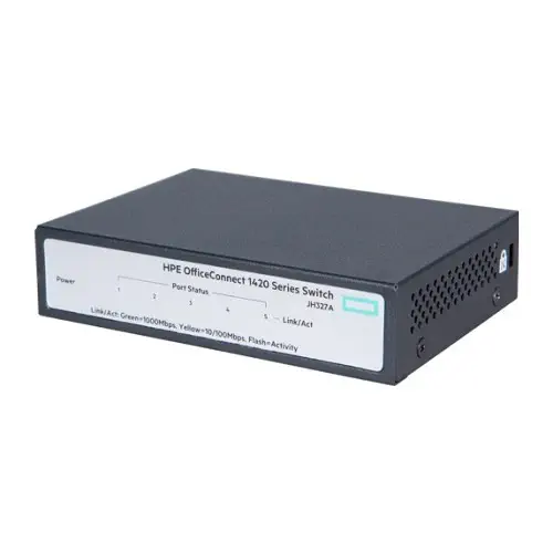 HP OfficeConnect 1420-5G JH327A 5 Port Gigabit Switch