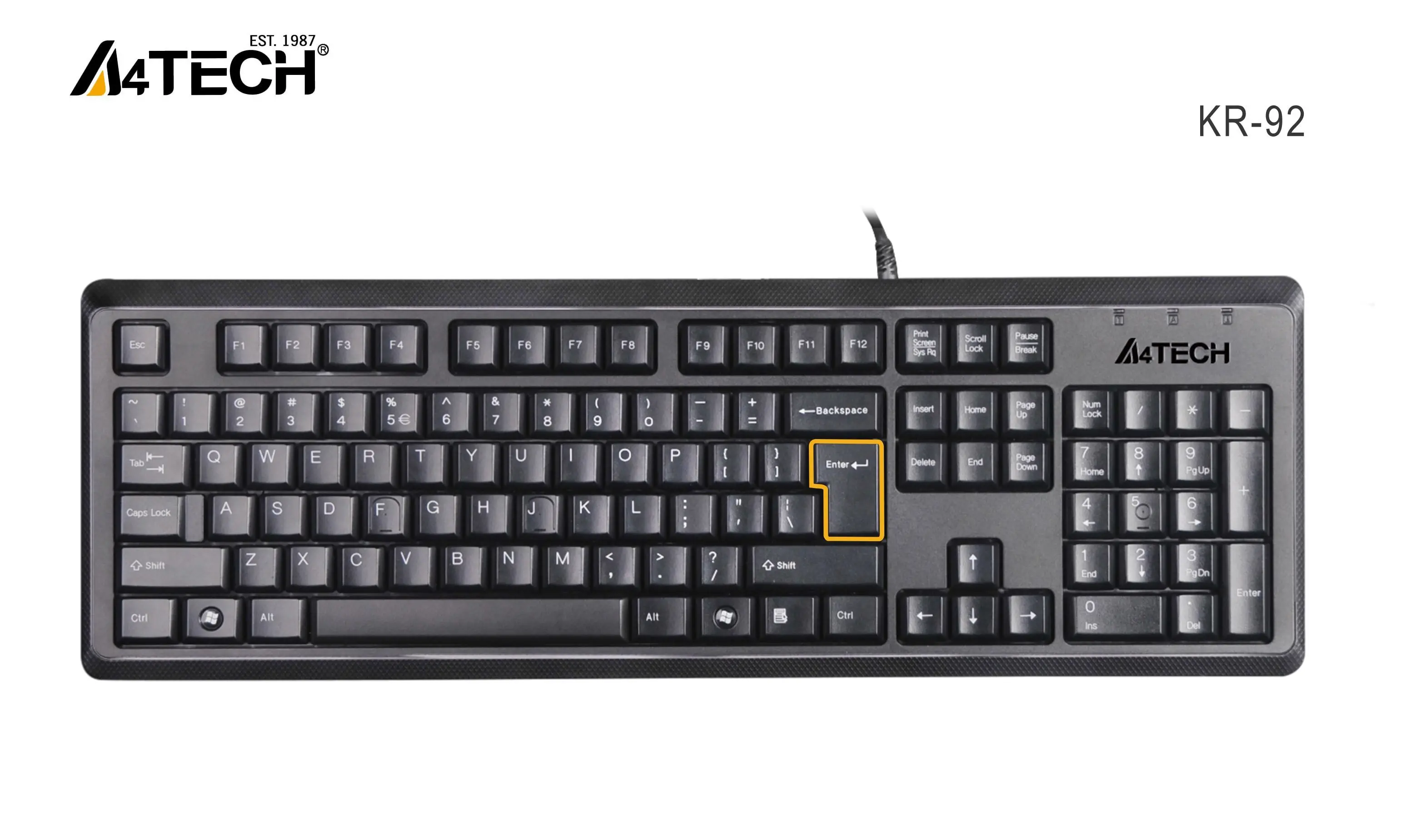 A4 Tech KR-92 USB Klavye