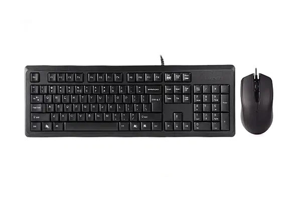 A4 Tech KR-9276 USB TR Q Siyah Klavye+ Optik Mouse