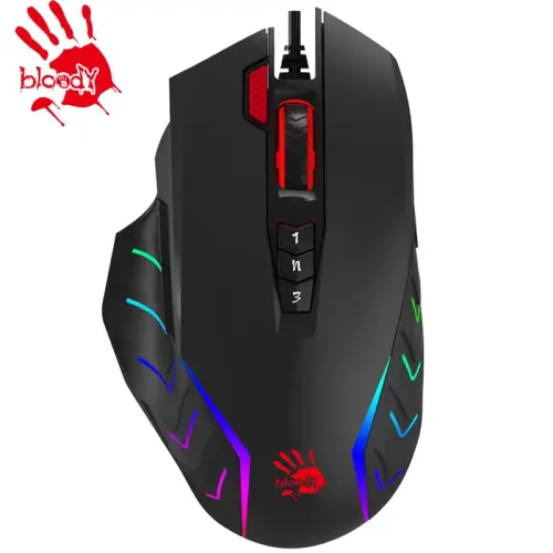 Bloody J95 Multi Core 5000CPI 9 Tuş RGB Optik Gaming Mouse