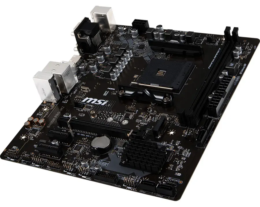 Msi B450M PRO-M2 Amd B450 Soket DDR4 3466(OC) DVI VGA HDMI M.2 USB3.1 mATX Anakart