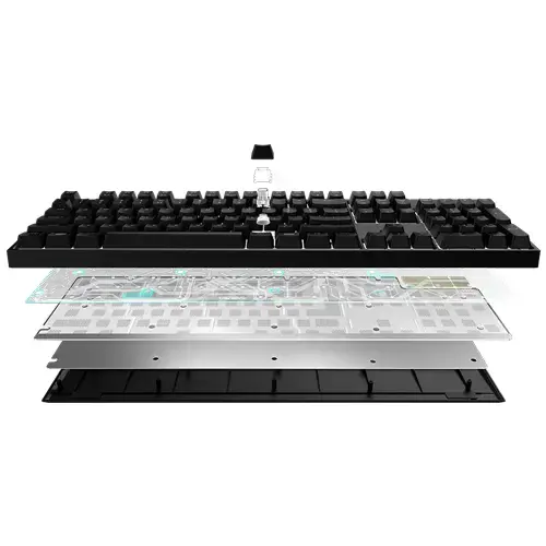 Cooler Master MasterKeys Lite Mekanik Hisli RGB USB Gaming Klavye - SGK-3040-KKMF1-TU