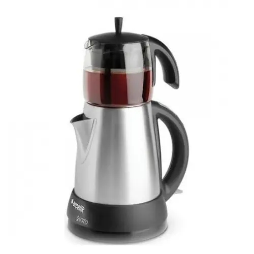 Arçelik K-3282 IC Inox Cam Demlikli Çay Makinesi