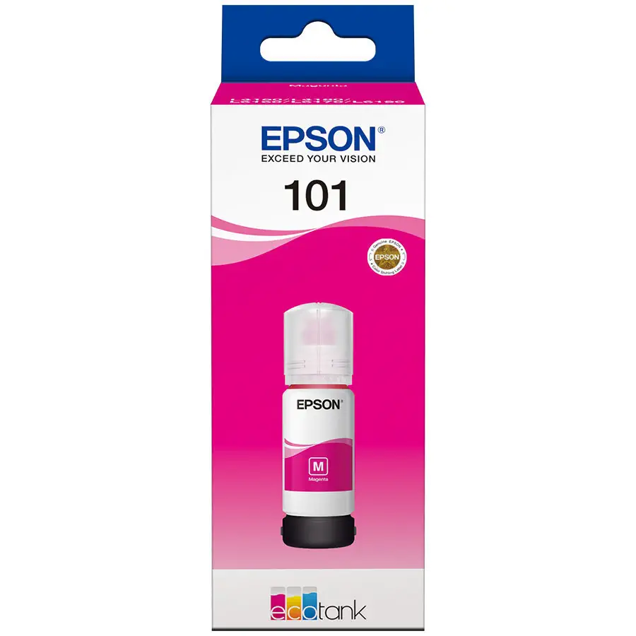 Epson T03V34A (101) Ecotank Ink 70mL Magenta Kartuş 
