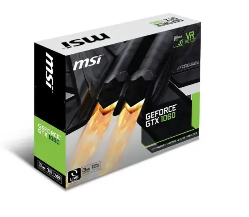 MSI GeForce GTX 1060 3GT 3GB GDDR5 192Bit DX12 Ekran Kartı