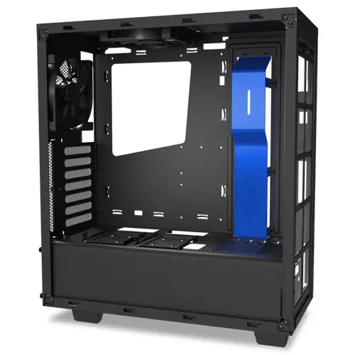 NZXT S340 CA-S340MB-GB Pencereli Siyah-Mavi Mid-Tower Kasa