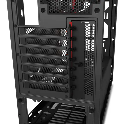 NZXT S340 CA-S340MB-GR Pencereli Siyah-Kırmızı Mid-Tower Kasa