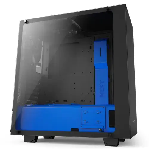 NZXT S340 Elite CA-S340W-B5 Pencereli Siyah-Mavi Mid-Tower Kasa