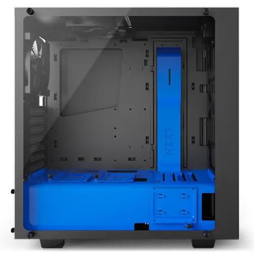 NZXT S340 Elite CA-S340W-B5 Pencereli Siyah-Mavi Mid-Tower Kasa