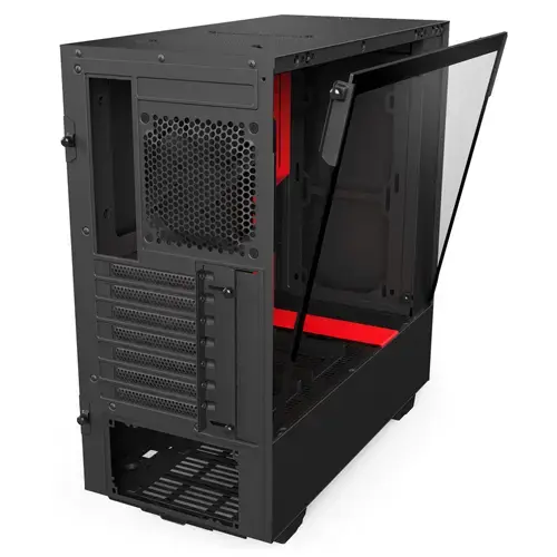 NZXT H500 CA-H500B-BR Pencereli Siyah-Kırmızı Mid-Tower Kasa