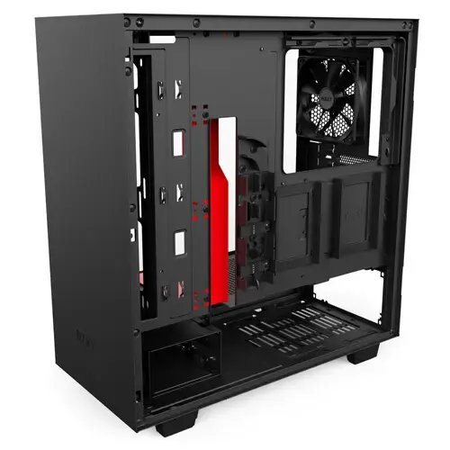 NZXT H500 CA-H500B-BR Pencereli Siyah-Kırmızı Mid-Tower Kasa