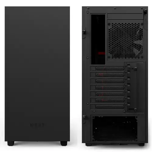 NZXT H500 CA-H500B-BR Pencereli Siyah-Kırmızı Mid-Tower Kasa