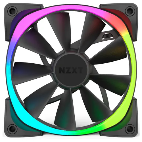 NZXT Aer RGB120 RF-AR120-B1 Dijital Kontrollü RGB LED HUE+ Uyumlu 120mm Tekli Fan